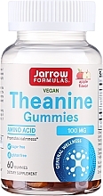 Парфумерія, косметика Харчові добавки - Jarrow Formulas Theanine Gummies, Sugar Free, Apple Flavor, 100 mg