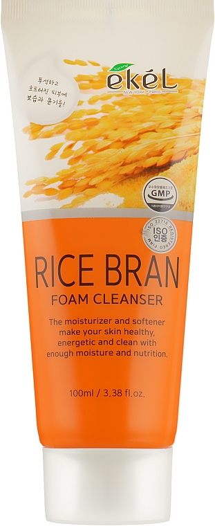 Пенка для умывания с экстрактом коричневого риса - Ekel Foam Cleanser Rice Bran — фото N2