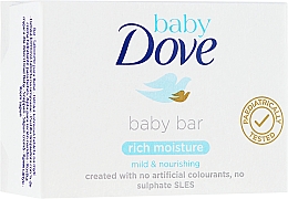 Парфумерія, косметика Мило - Dove Baby Bar Rich Moisture