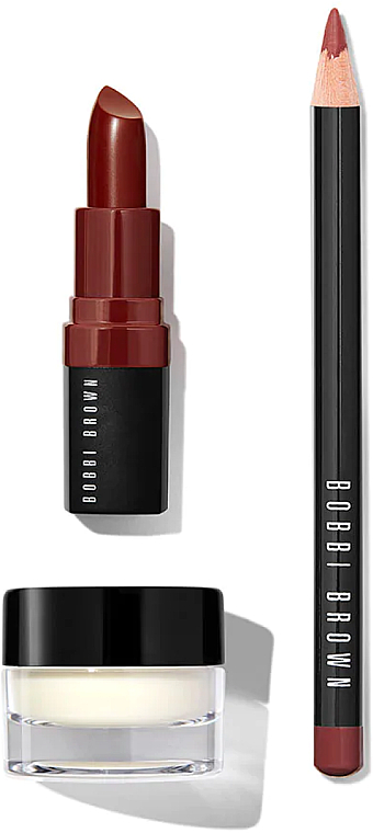 ПОДАРУНОК! Набір - Bobbi Brown Primer Crush Face And Lip Set (base/7ml + lipstick + pencil/1.15g) — фото N1