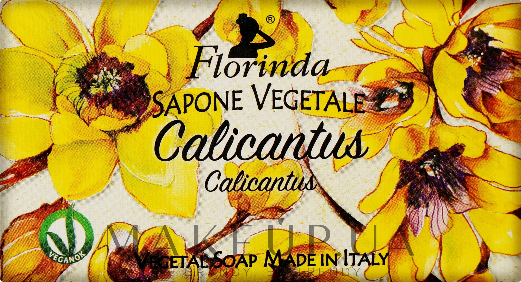 Мыло натуральное "Каликант" - Florinda Sapone Vegetale Calicantus — фото 100g