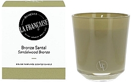 Парфумерія, косметика Ароматична свічка "Бронзовий сандал" - Bougies La Francaise Sandalwood Bronze Scented Candle