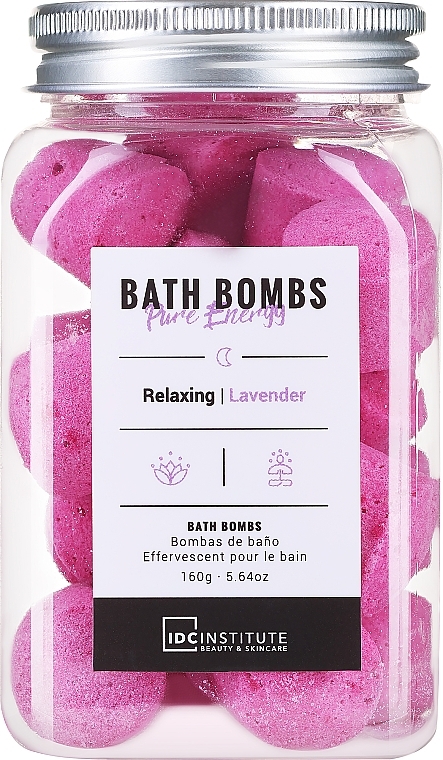 Бомбочки для ванн - Idc Institute Bath Bombs Pure Energy Lavanda — фото N1