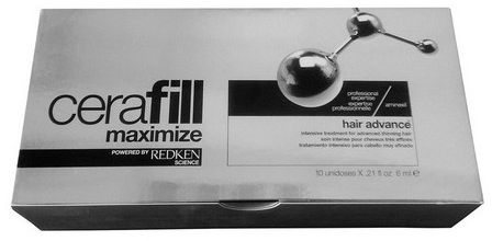 Ампули подвійної дії проти витончення волосся - Redken Cerafill Maximize Aminexil Hair Advance — фото N1