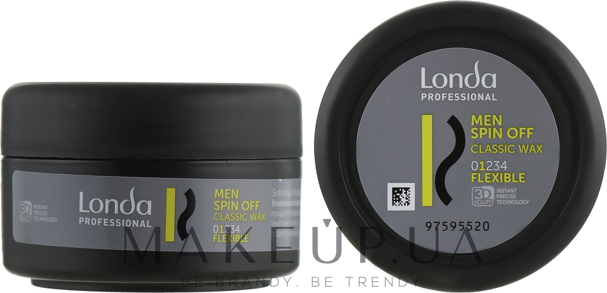 Віск нормальної фіксації для волосся - Londa Professional Men Spin Off Classic Wax — фото 75ml