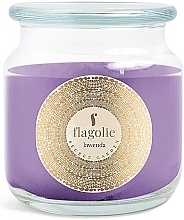 Ароматическая свеча "Лаванда" - Flagolie Secret Garden Lavender Scented Candle — фото N1