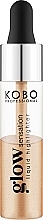Рідкий хайлайтер для обличчя й тіла - Kobo Professional Glow Sensation Highlighter — фото N1