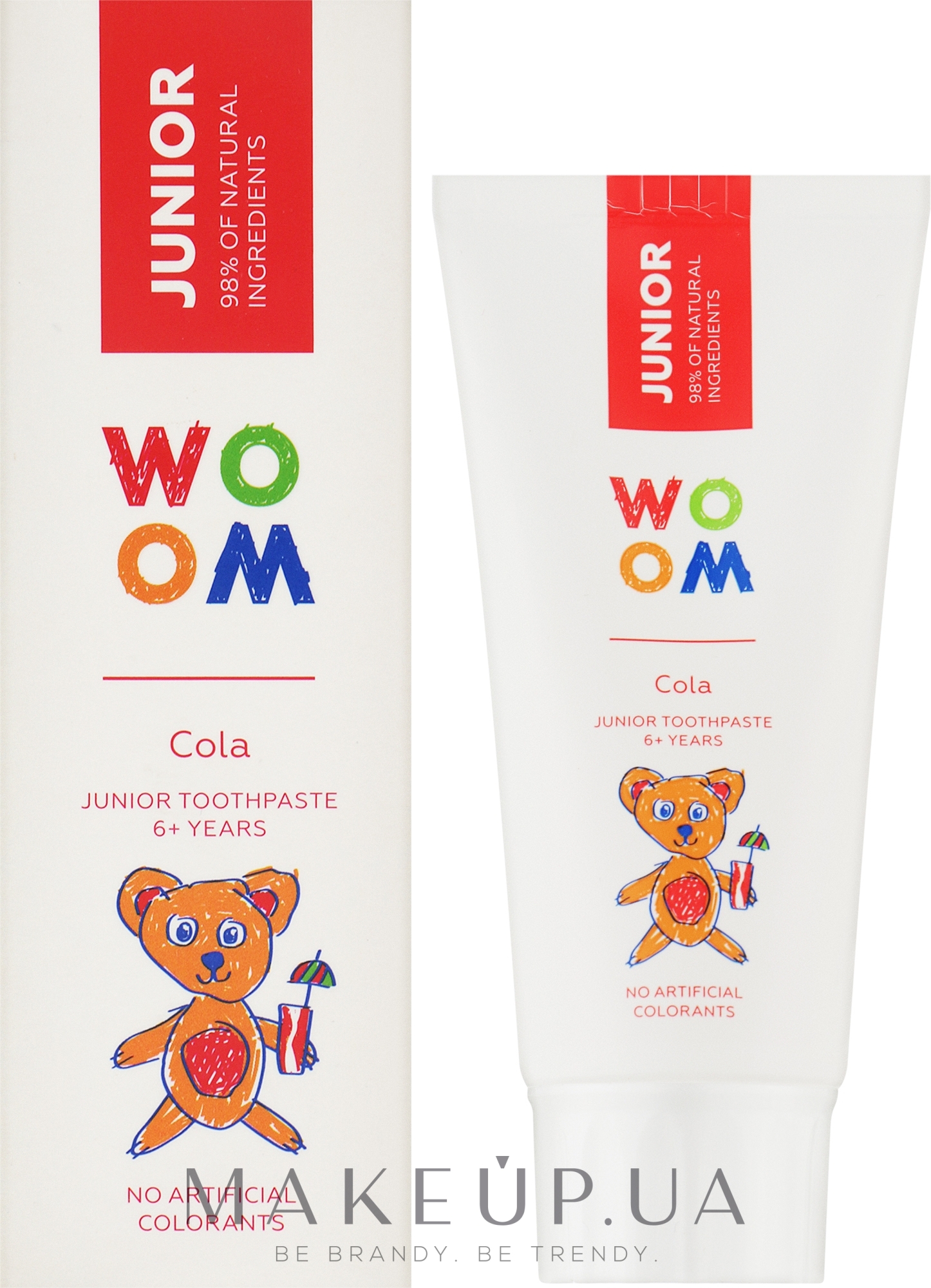 Дитяча зубна паста - Woom Junior Cola Toothpaste — фото 50ml