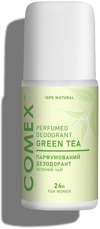 Дезодорант натуральный "Зеленый чай" - Comex Ayurvedic Natural 24H