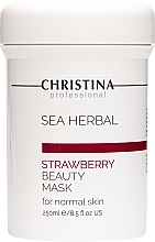 Клубничная маска красоты для нормальной кожи - Christina Sea Herbal Beauty Mask Strawberry — фото N3