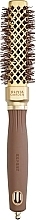 Парфумерія, косметика Термобрашинг, 20 мм - Olivia Garden Expert Blowout Straight Wavy Bristles Gold & Brown