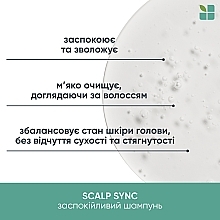 Успокаивающий шампунь для сухой и чувствительной кожи головы и волос - Biolage Scalp Sync Calming Shampoo — фото N3