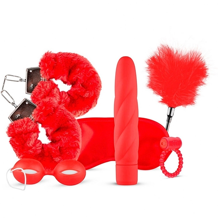 Набор секс-игрушек, 6 предметов - LoveBoxxx I Love Red Couples Box — фото N1