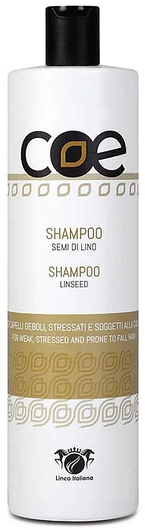 Шампунь для волосся з екстрактом насіння льону - Linea Italiana COE Linseed Shampoo — фото N1