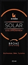Парфумерія, косметика Крем для солярію "Ефект подвійної засмаги" - Dr.Kelen Solar Bronz 2в1 (пробник)