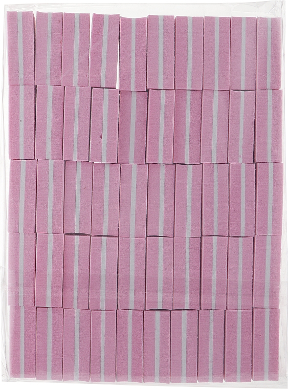 Бафик "Міні" 100/180 гріт, 50 шт, рожевий - Tufi Profi — фото N1