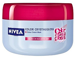 Парфумерія, косметика Крем-маска для волосся "Стійкий колір" - NIVEA Color Crystal Gloss Cream Mask