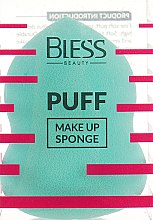 Парфумерія, косметика Спонж грушоподібний, ментоловий - Bless Beauty PUFF Make Up Sponge