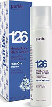 Гіалуроновий зволожувальний крем, живильний - Purles 126 HydraOxy Intense HyalurOxy Rich Cream — фото N1