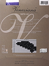 Колготки для женщин "Satin", 40 Den, viola - Veneziana — фото N2