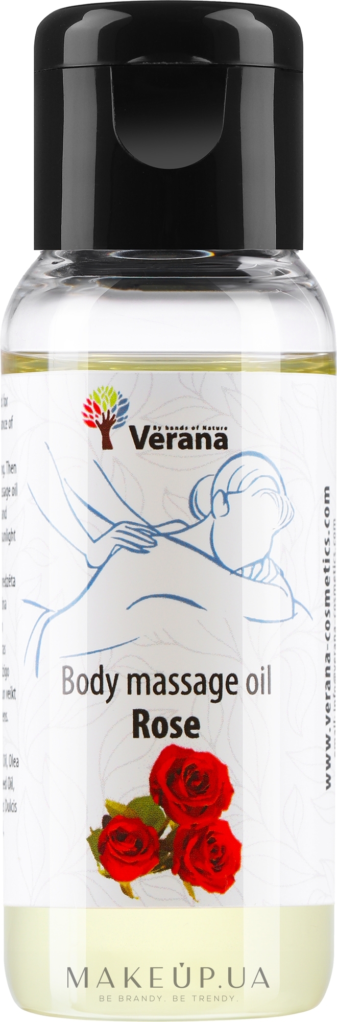 Масажна олія для тіла "Rose" - Verana Body Massage Oil — фото 30ml