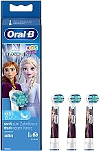 Сменная насадка для электрической зубной щетки, 3 шт. - Oral-B Kids Frozen II — фото N1
