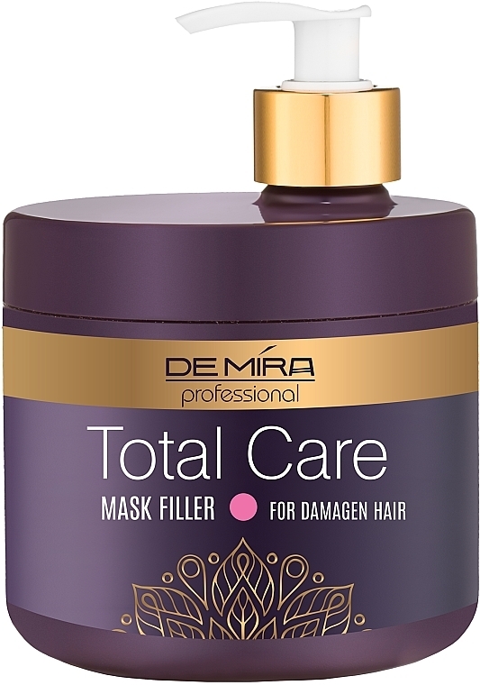 Маска-филлер для профессионального интенсивного восстановления поврежденных волос - DeMira Professional Total Care Mask Filler For Damaged Hair