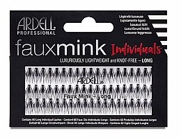 Накладні вії - Ardell Faux Mink Individuals Knot Free Long Black — фото N1