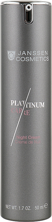 Ночной крем реструктурирующий - Janssen Cosmetics Platinum Care Night Cream — фото N1