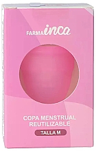 Менструальная чаша средняя, розовая - Inca Farma Menstrual Cup Medium — фото N4