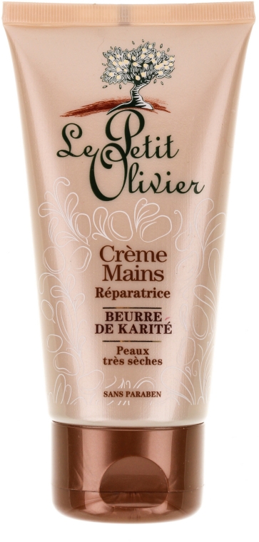 Ультразволожуючий крем для рук Масло Ши - Le Petit Olivier Ultra moisturising hand cream with fair trade Shea butter — фото N1