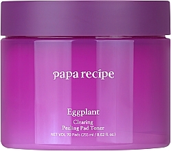 Парфумерія, косметика Пілінг-педи з екстрактом баклажана - Papa Recipe Eggplant Clearing Peeling Pad Toner