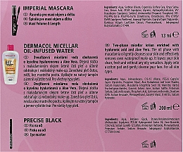 Набор - Dermacol Imperial (water/200ml + mascara/13ml + eye/marker/1ml + bag) — фото N3