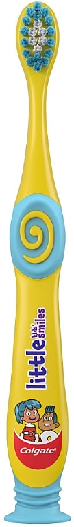 Детская зубная щетка, 3-5 лет, синяя, желтая - Colgate Little Kids Smiles — фото N5