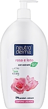 Жидкое мыло с органическими экстрактами Лотоса и Розы - Neutro Derma Rosa e Loto — фото N1