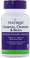 Парфумерія, косметика Кориця, хром і біотин - Natrol Cinnamon, Chromium & Biotin