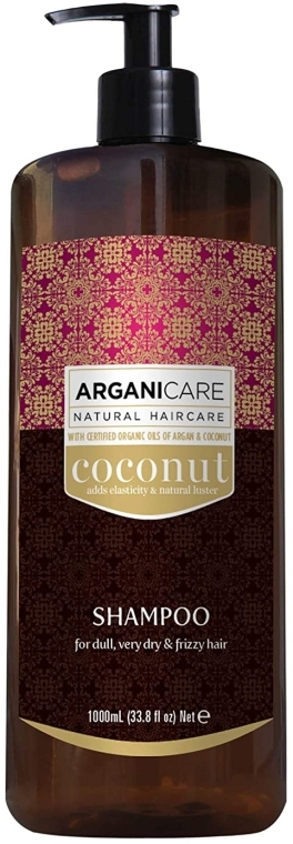 Шампунь для волос с кокосовым маслом - Arganicare Coconut Shampoo For Dull, Very Dry & Frizzy Hair — фото N2