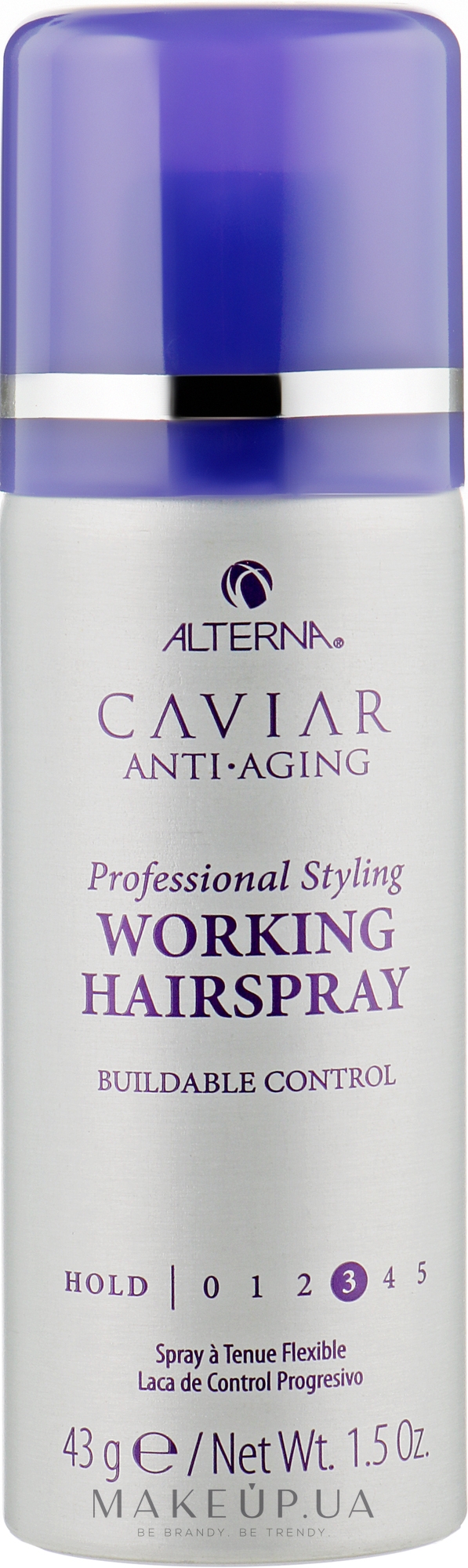 Лак рухомої фіксації - Alterna Caviar Working Hair Spray — фото 43g