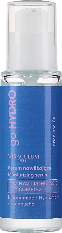 Увлажняющая высококонцентрированная сыворотка для лица - Miraculum goHYDRO Advanced Skin-Expert Serum — фото N2