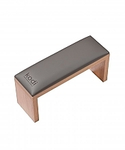 Подлокотник для маникюра на коричневых ножках, Gray - Kodi Professional — фото N1