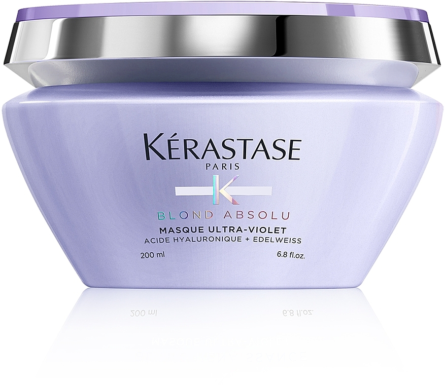 УЦЕНКА Маска для питания и нейтрализации нежелательного оттенка - Kerastase Blond Absolu Masque Ultra Violet * — фото N1