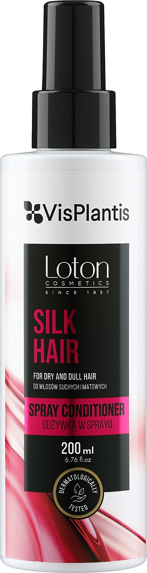 Спрей-кондиционер для волос с экстрактом шелка - Vis Plantis Loton Silk Hair Spray Conditioner — фото 200ml