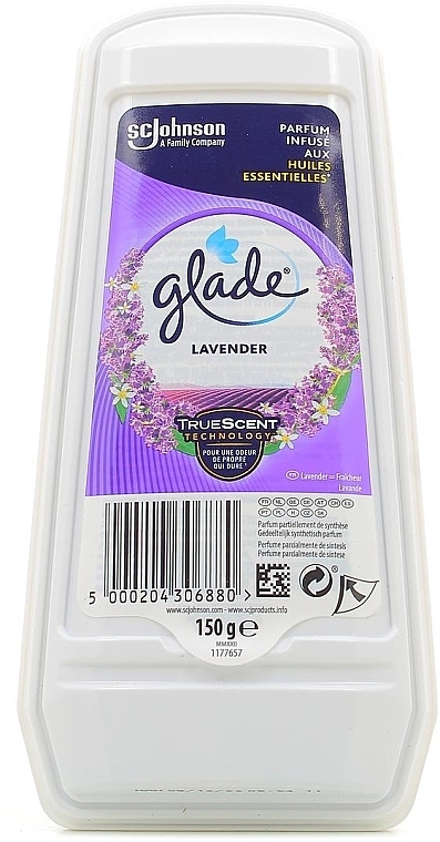 Освіжувач повітря гелевий "Лаванда" - Glade Lavender & Jasmine — фото N2