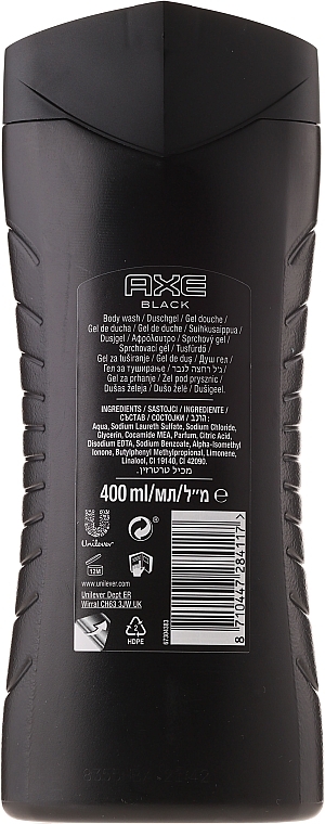 УЦІНКА Гель для душу - Axe Black Revitalizing Shower Gel * — фото N4