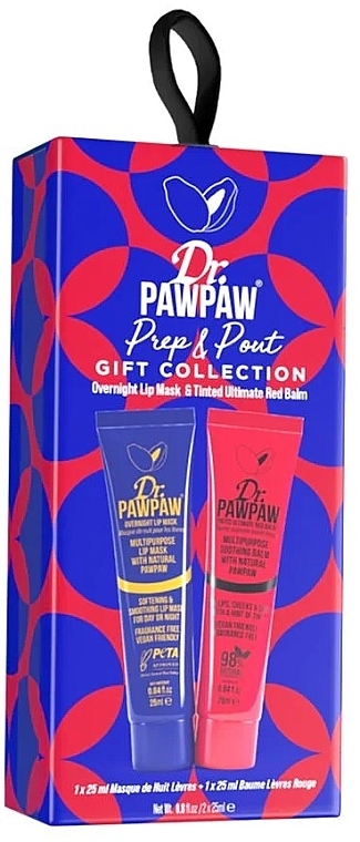Набор - Dr. PAWPAW Prep & Pout (lip/balm/25ml + lip/mask/25ml) — фото N1