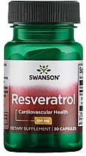 Духи, Парфюмерия, косметика Пищевая добавка - Swanson Resveratrol 100 mg 30 шт