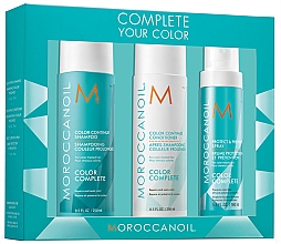 Духи, Парфюмерия, косметика Набор - Moroccanoil Color Complete (shmp/250ml + h/cond/250ml + h/spr/160ml)