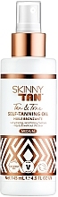 Олія для автозасмаги "Medium" - Skinny Tan Tan and Tone Oil — фото N1