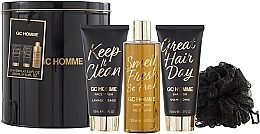 Духи, Парфюмерия, косметика УЦЕНКА Набор - Grace Cole GC Homme Dominate (shm/150ml + sponge/1pc + gel/150ml + sh/gel/250ml) *