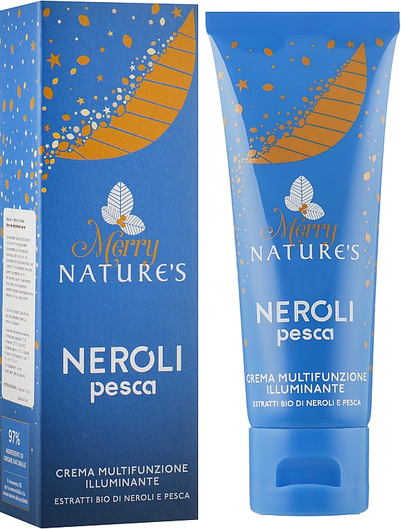 Многофункциональный осветляющий крем для рук и ног - Nature's Neroli Pesca Crema Multifunzione Illuminante — фото N1